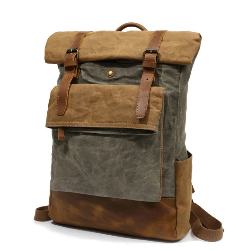 rucksack Men Casual Daypacks Vintage Canvas Backpack School Boys Designe Waterproof Travel backpack Bag Male Bagpack mochila