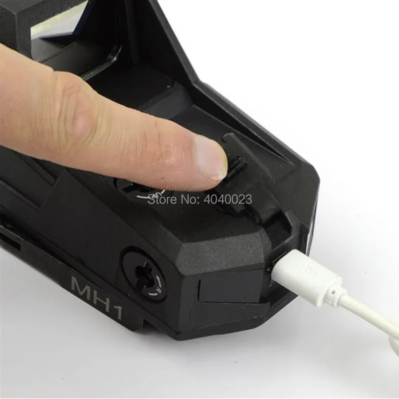 Hunting Rifle Reflex Scope, Tactical, MH1, Red Dot Sight, Largest Field Scope, Quick Detach and USB Charger