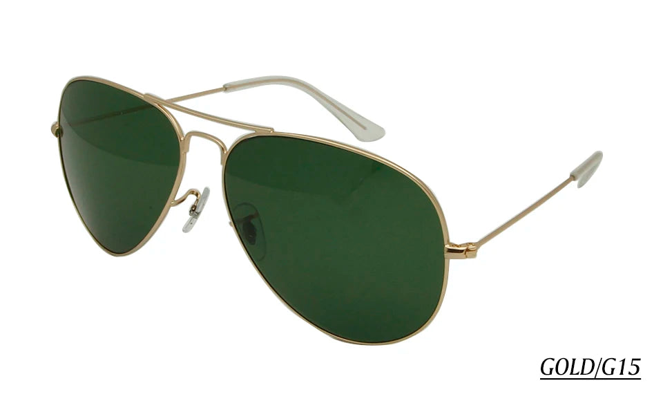 Sorbern 62MM Pilot Oversized Sunglasses Men Glass Lens Sun Glass for Man Google Eyewear Shades Men Glasses oculos masculino