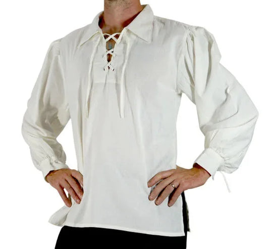 Man's Fantasy Clothing Medieval Tunic Renaissance Vest Up Outerwear Eif Warrior Coats Outerwear Pirate Clothing S-2XL