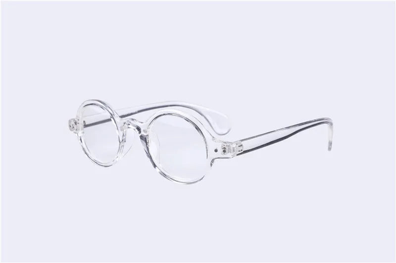 Vintage Oval Round 42.70mm Acetate Eyeglass Frames Myopia Mens Womens Full Rim Retro Fashion Glasses Rx Able
