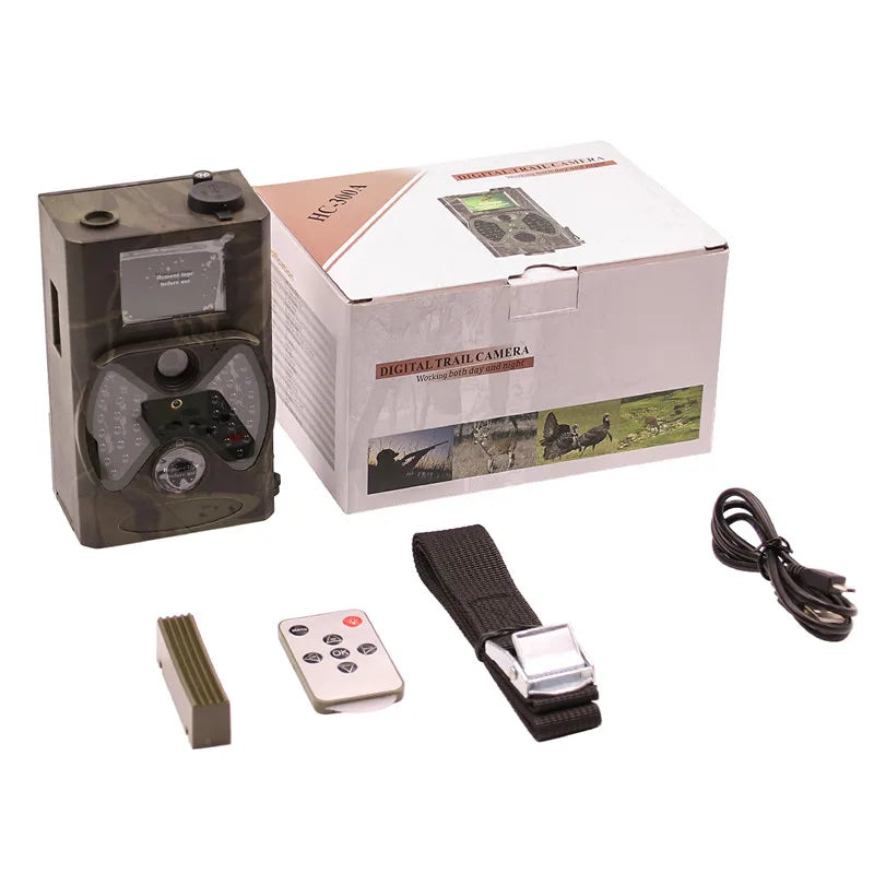 IR  Hunting  Celluar Trail Camera 16MP 1080P Photo Traps HC300M Wild Camera 2G MMS GSM SMTP Wireless  Hunting Chasse
