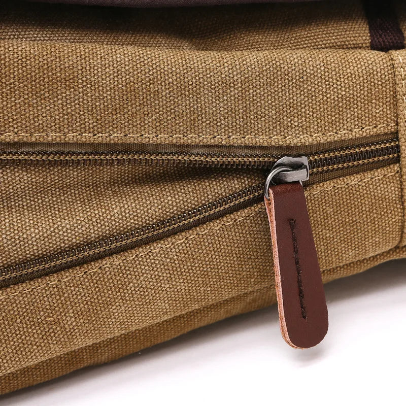 Men's Sidebag For Business Crossbody Bag Fashion Korean Version Men's Canvas Large Capacity Single Shoulder Messenger Bag