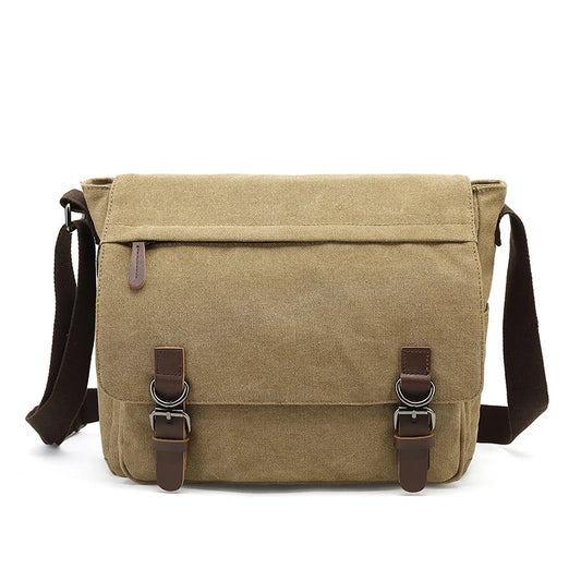 Men Canvas Messenger Bag Vintage Brand Business Casual Travel Shoulder Bag Crossbody Bags For Men 2020 Bolso Hombre Retro