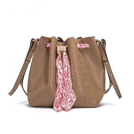 Women's Bag New Fashion Large Capacity Shopping Travel Commuting Female Bag Fashion Classic Luxury Brand Ladies PU Bucket Bags