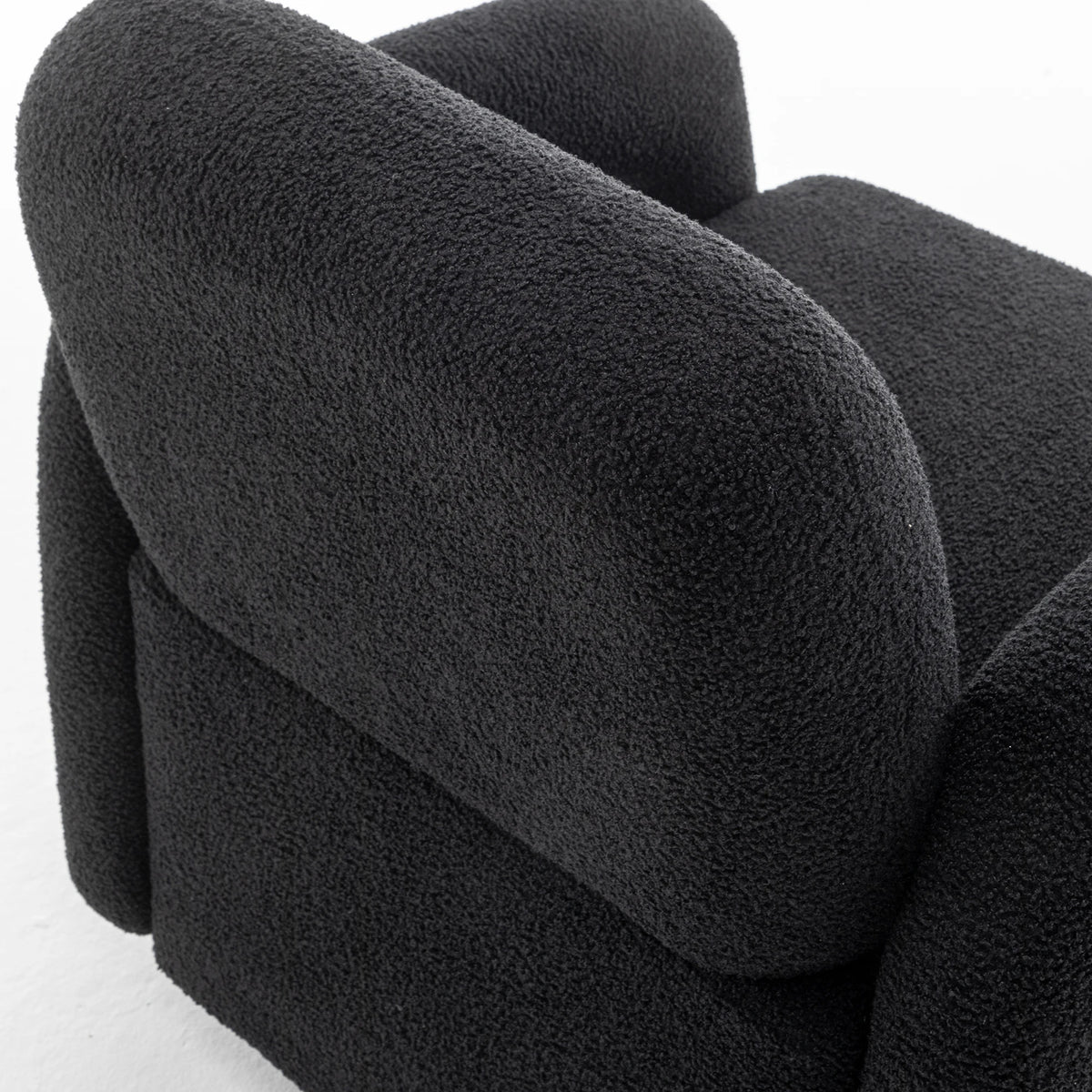 SEYNAR Modern Teddy Swivel Accent Chair Set of 2,Upolstered Swivel Round Barrel Armchair,Leisure Sofa Office Chair for Living Ro