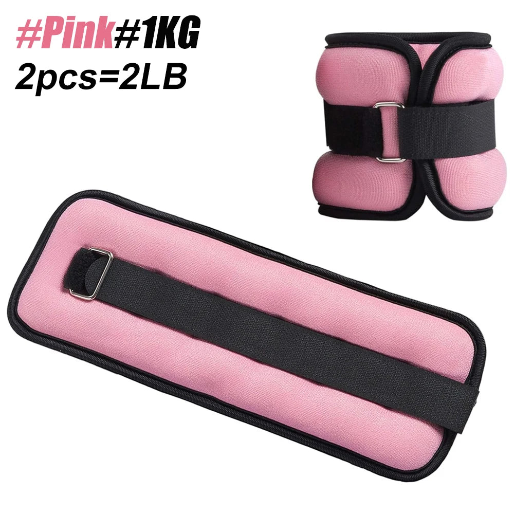 Ankle Wrist Weights, (0.25kg / 0.5kg Each Pack) Modularized Leg Wrist Weight Straps for Yoga, Walking, Running, Aerobics, Gym