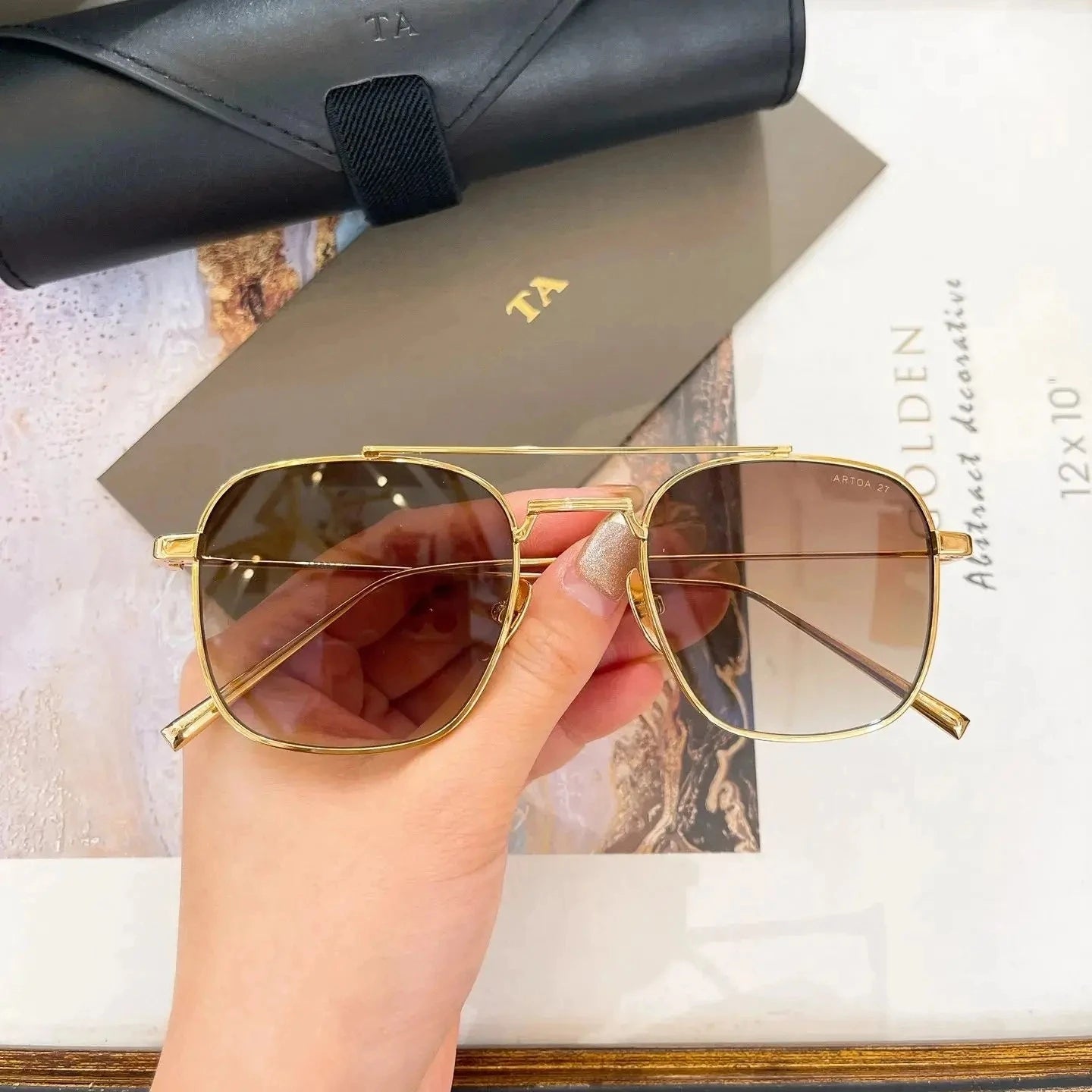 Original Factory For DIYTA DT DTS163 With Brand Box Luxury Design Polarized Gradient Driving Anti-Glare Men Women Sunglasses