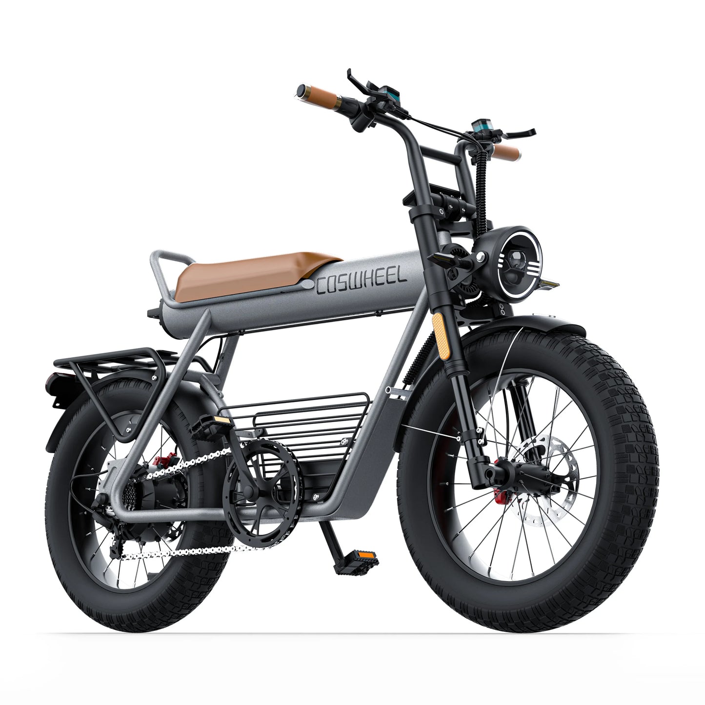 Coswheel CT20 Electric Bike 48V 25AH 1000W 55Km/h Electric Bike Fat Tire Bike Adult Electric Bike Free Rear Rack + Fenders