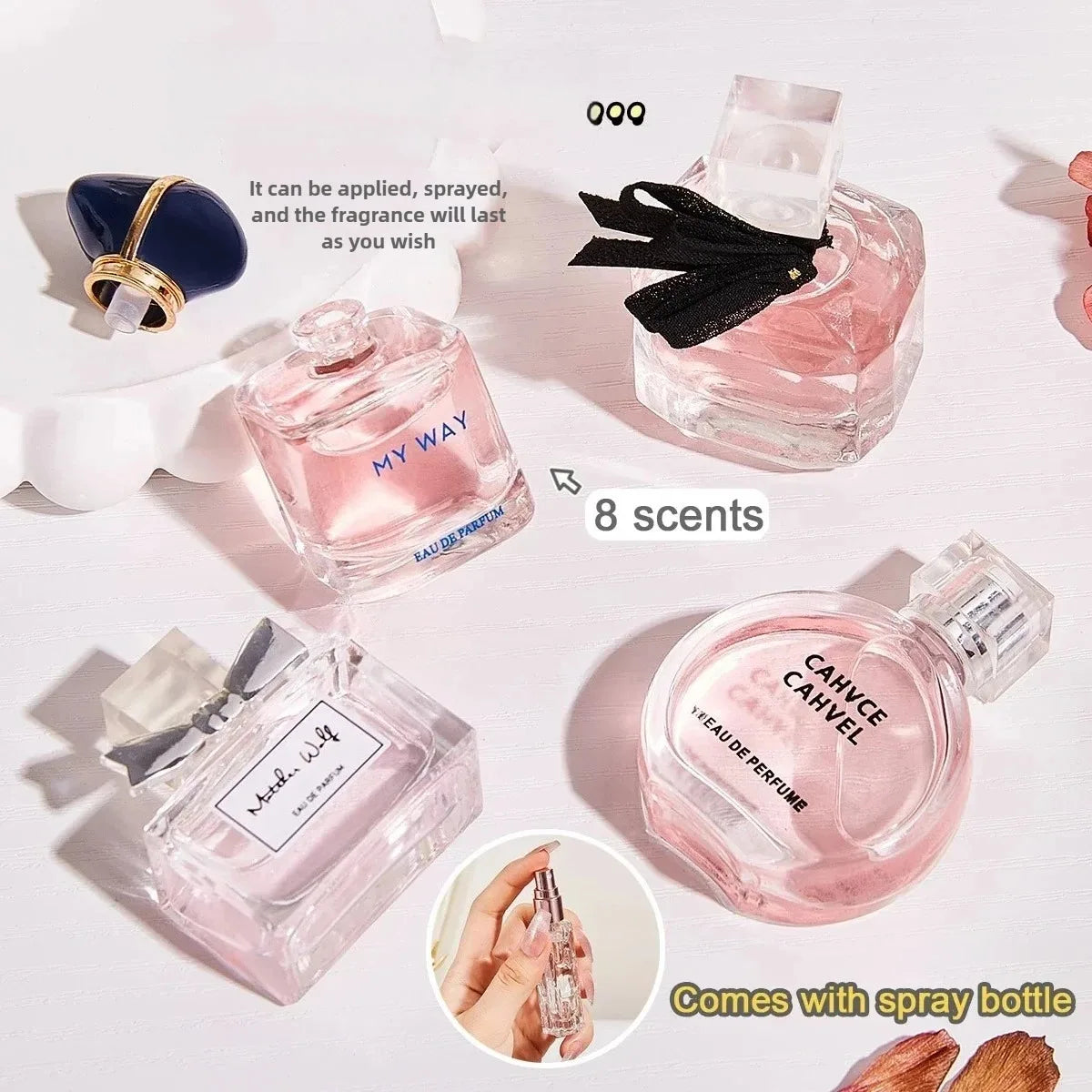 Women Perfume Mens Pheromones Fragrance Long Lasting Woody Floral Cologne Compact Portable Perfume Luxury Gift Set