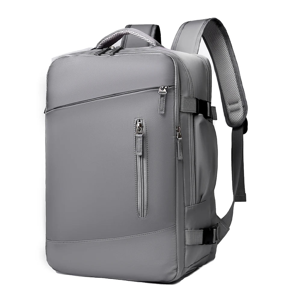 Laptop Travel Backpack,with Adjustable Straps, Shoe Compartment and USB Charging Port - Perfect for School and Work Travel