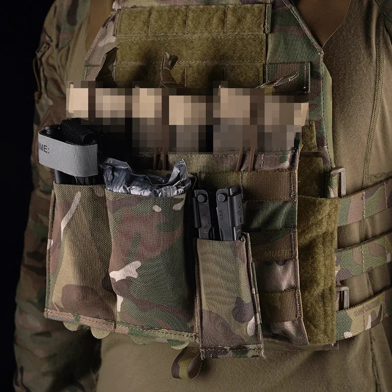 5.56/7.62 Magazine Pouch Tactical Molle Mag Pouch Single Double Triple Magazine Storage Bag Hunting Elastic Box for Airsoft Vest