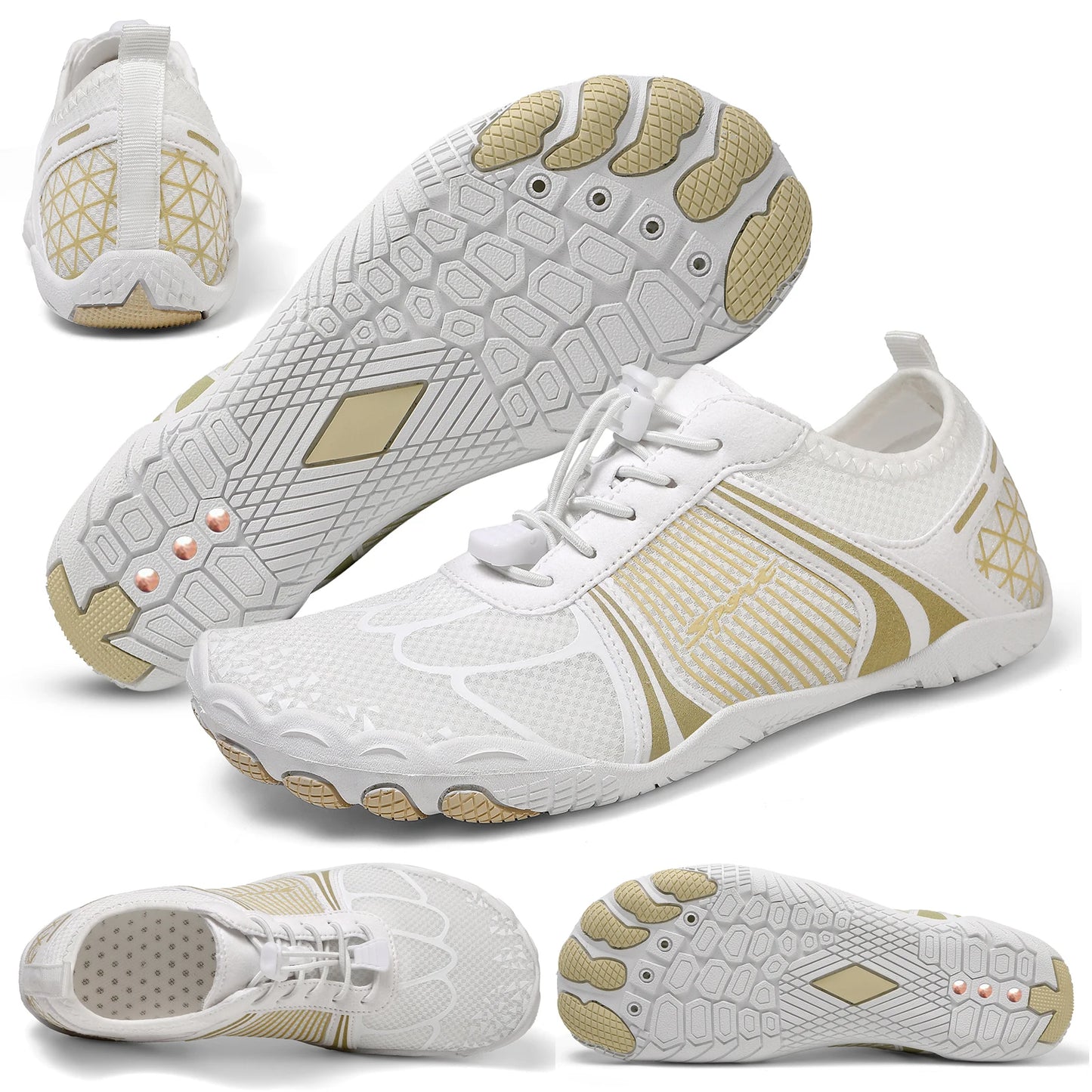 Grounding Shoes Breathable Barefoot Shoes Copper Grounded Hiking Shoes with Copper for Men and Women