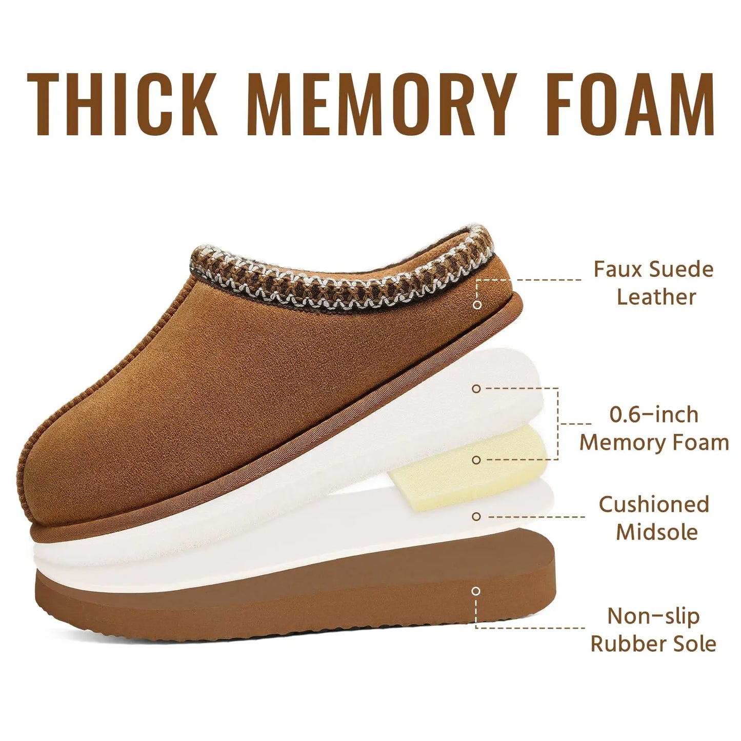 Crestar Fuzzy Cozy Slippers for Women Men Fashion Memory Foam Fluffy Winter Slippers Indoor and Outdoor Furry Warm House Shoes