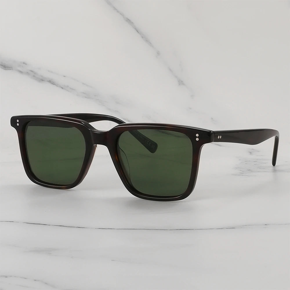 Lachman Men Sunglasses Polarized Sunglasses 2025 Brand Designer Driving Sun glasses Male High Quality Rectangle Style OV5419