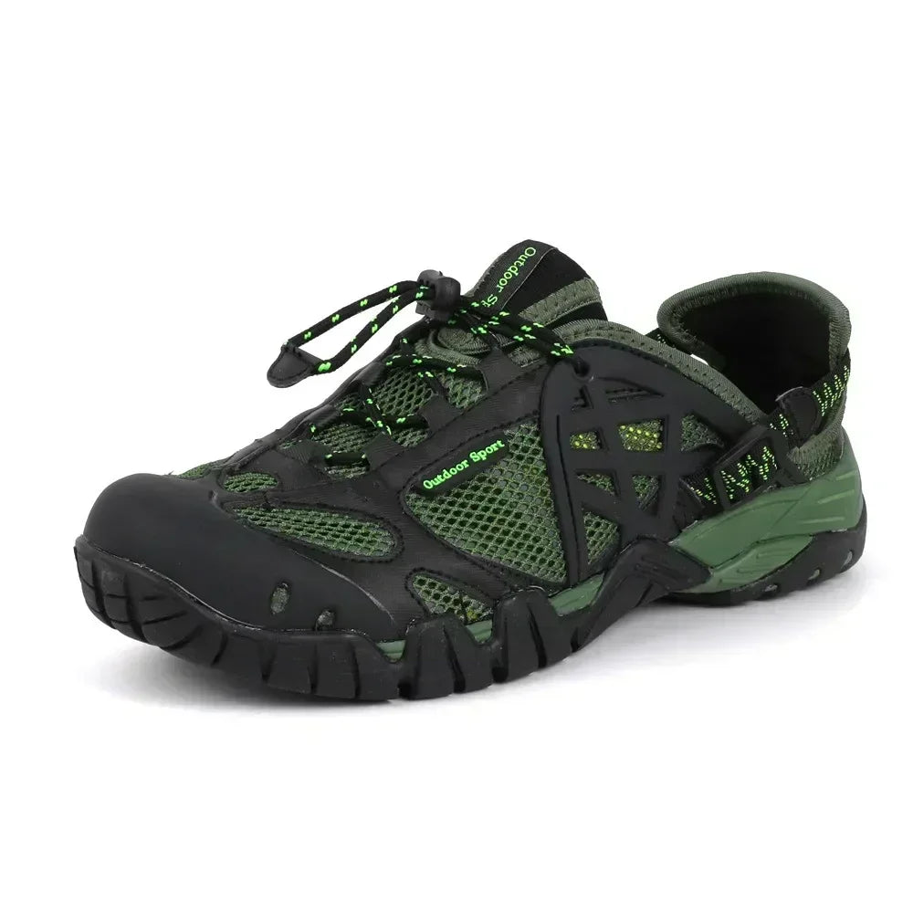 Men's Outdoor Sneakers Breathable Hiking Shoes Large Size Women's Outdoor Hiking Sandals Hiking Trail Water Sandals...