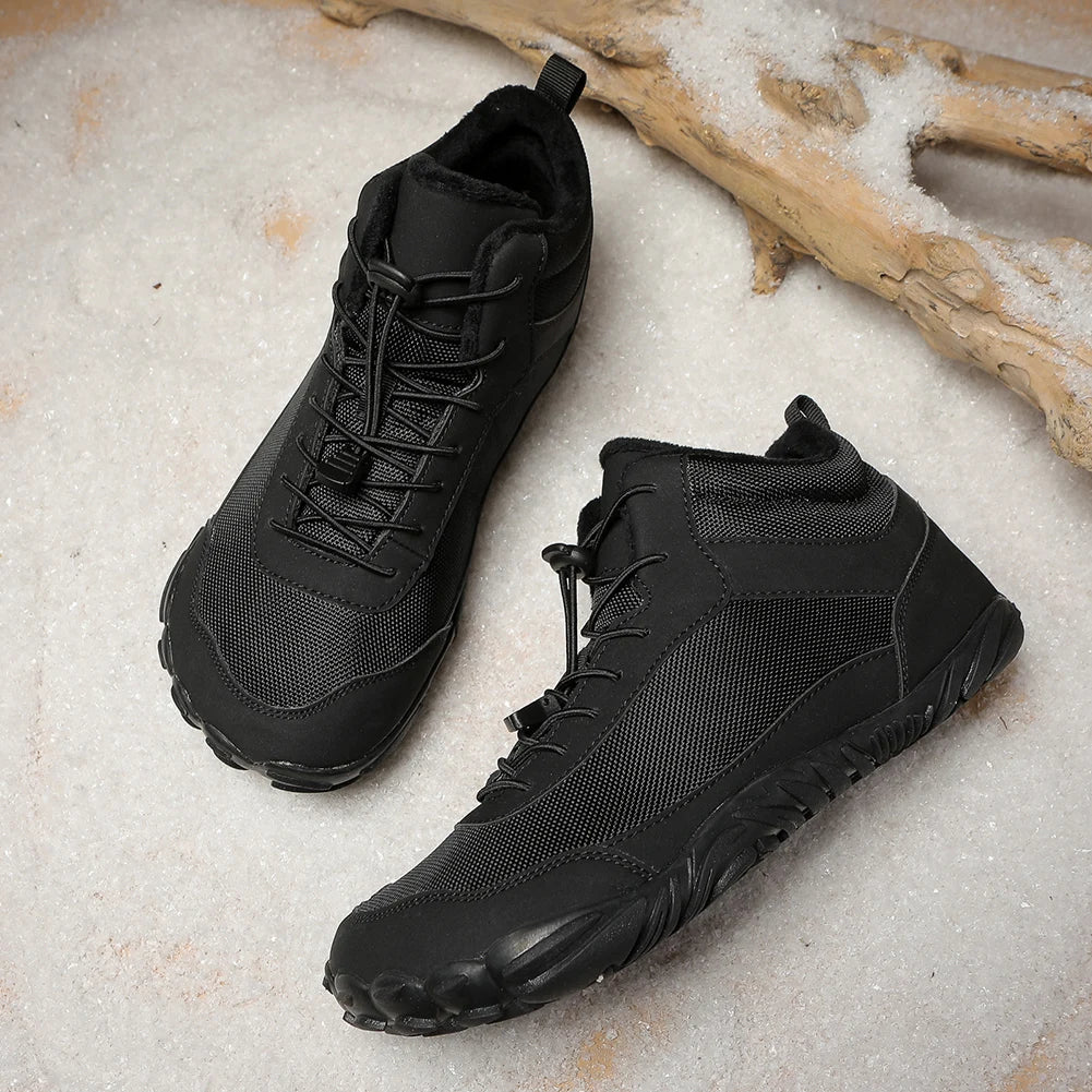 Winter Snow Boots Lightweight Barefoot Shoes Breathable Casual Ankle Boots Waterproof Trail Running Shoes for Outdoor Sports