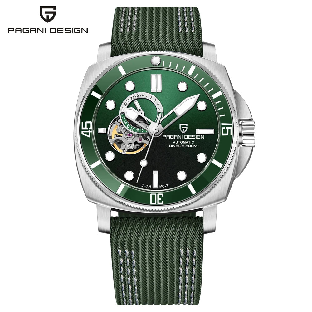 2024 New PAGANI DESIGN Men Mechanical Wristwatches Luxury Mens Watches Automatic Watch For Men Sapphire Mirror Waterproof Sports