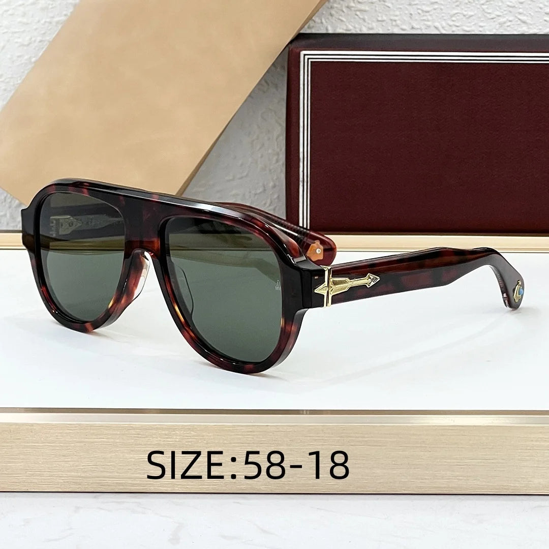 JMM DRIFTWOOD Luxury Japanese Handmade Pilot Sunglasses UV400 Classic Retro Fashion Eyewear for Men and Women Vacation Style