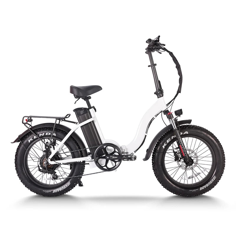 Foldable Ebike for adults 1400W Peak moto 48V 15AH Li-ion Battery E bike,20 Inch Fat tire,Folding Ebike for Commuter Man Woman