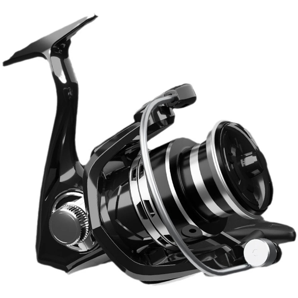 Metal Spinning Reel All Purpose Fishing Spinning Reel 8/10/12kg Max Drag 5.2:1 Gear Ratio For Saltwater And Freshwater Fishing