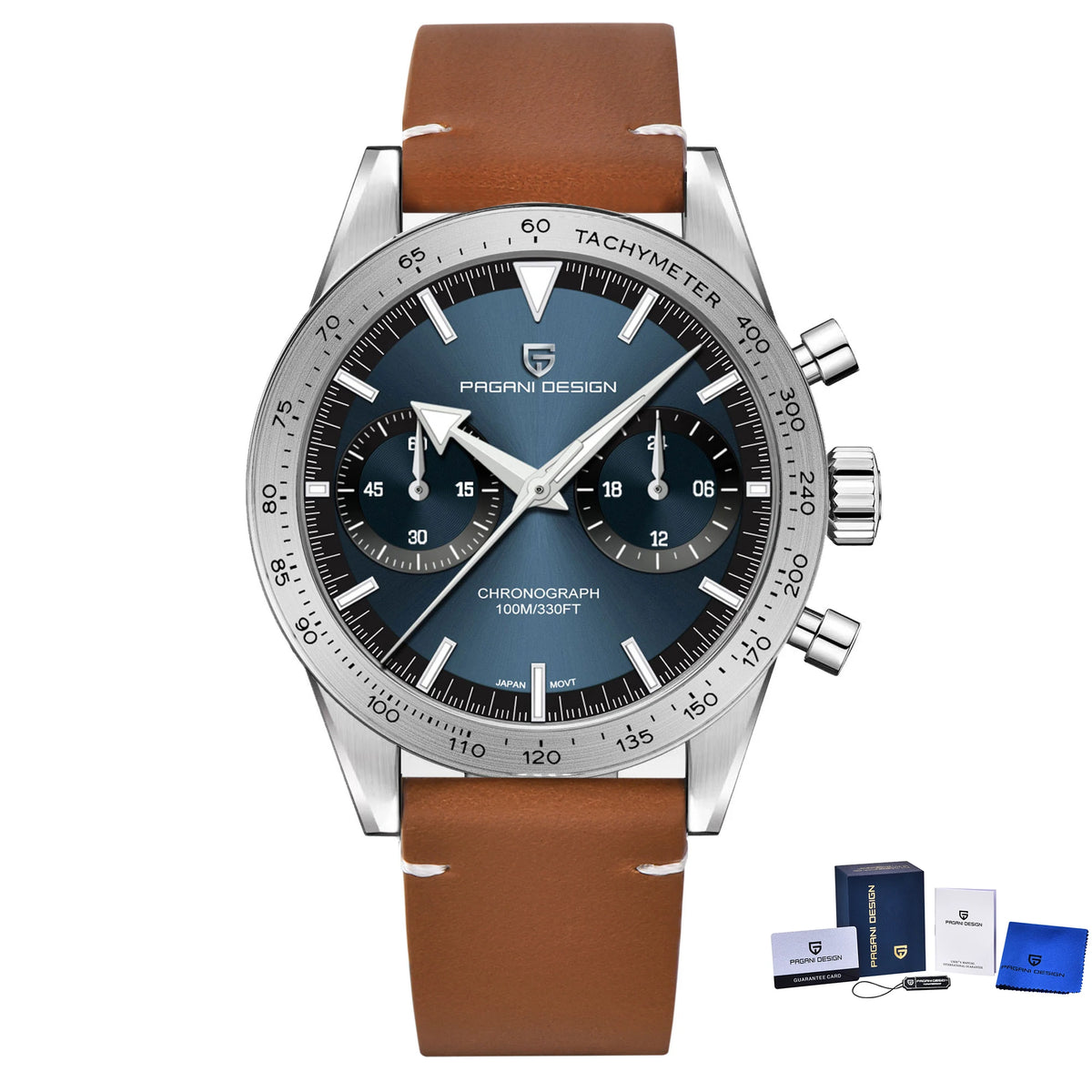 PAGANI DESIGN Retro Pilot Quartz Watch Men 2025 New Stainless steel Sport Chronograph Waterproof Wrist watches For Men Gift Box