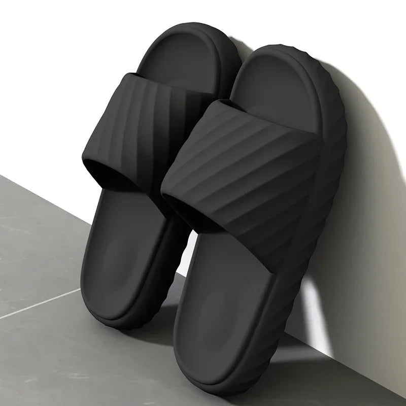 Men's Household Slippers Breathable Quick-drying Non-slip Soft Comfortable Men's and Women's Flat Sandals Casual All-match