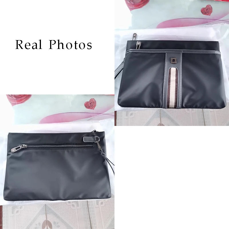 Business Casual Man Handbag Cellphone Clutch Oxford Bag Waterproof Nylon Wallets Clutch Casual Men Envelope Mobile Phone Bags