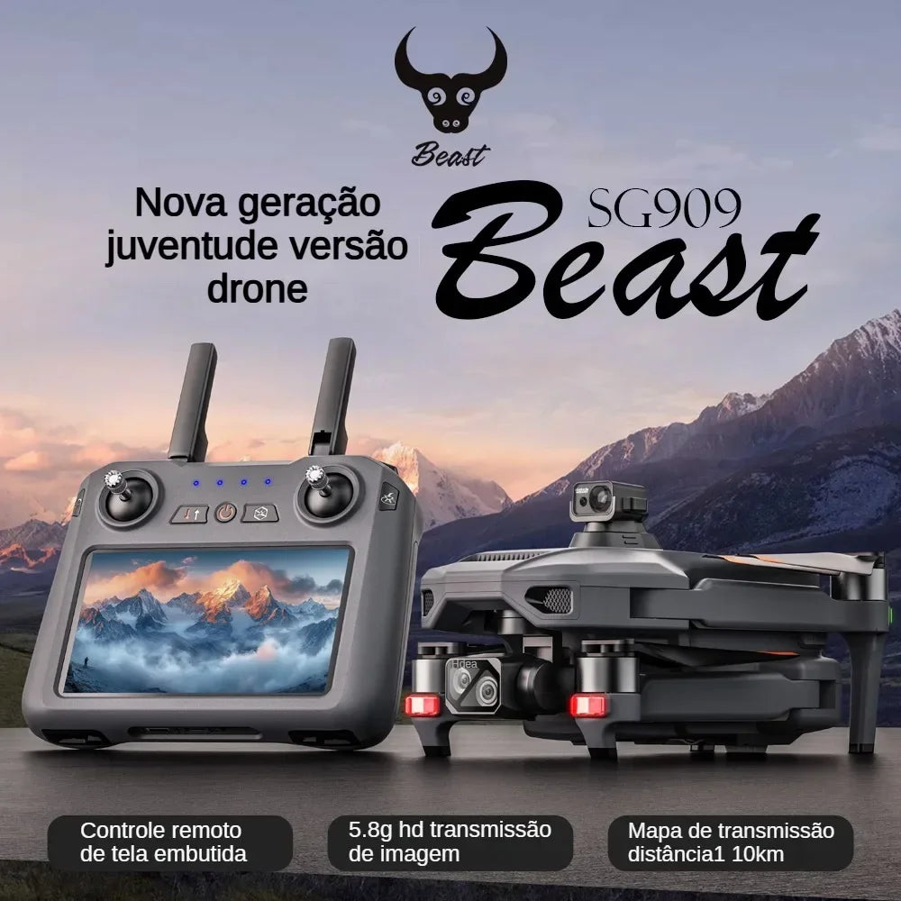 ZLL SG909 SG909MAX Professional Drone With 4K Camera 3-Axis Gimbal 5G 360 Obstacle Avoidance Touch Screen FPV Brushless RC Dron