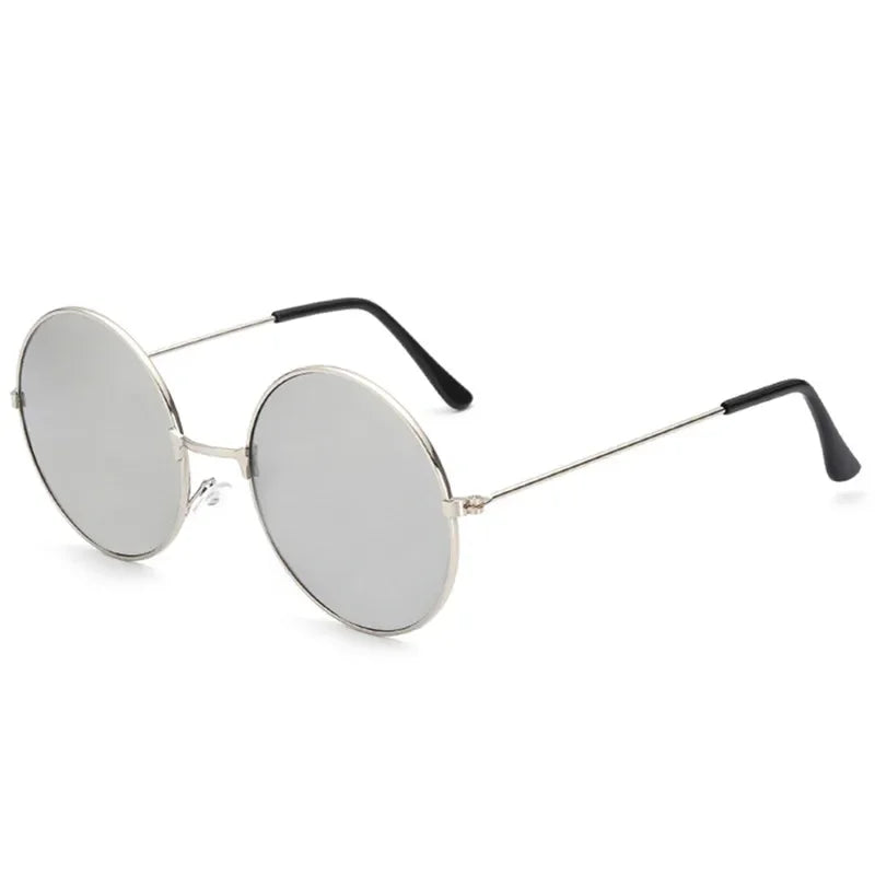 Women's Sunglasses Mens Round Ladies Fashion Mirror Glasses for Women Men Vintage UV400 Protection Sun Retro Eyewear EE09