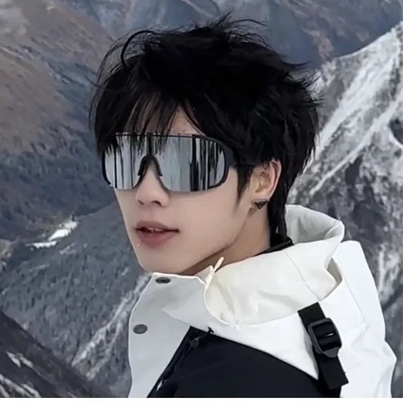 Outdoor Cycling Sunglasses for Men WomenAviator Lenses UV Resistant Windproof Eyeglasses Skiing and Mountaineering Eye Protector