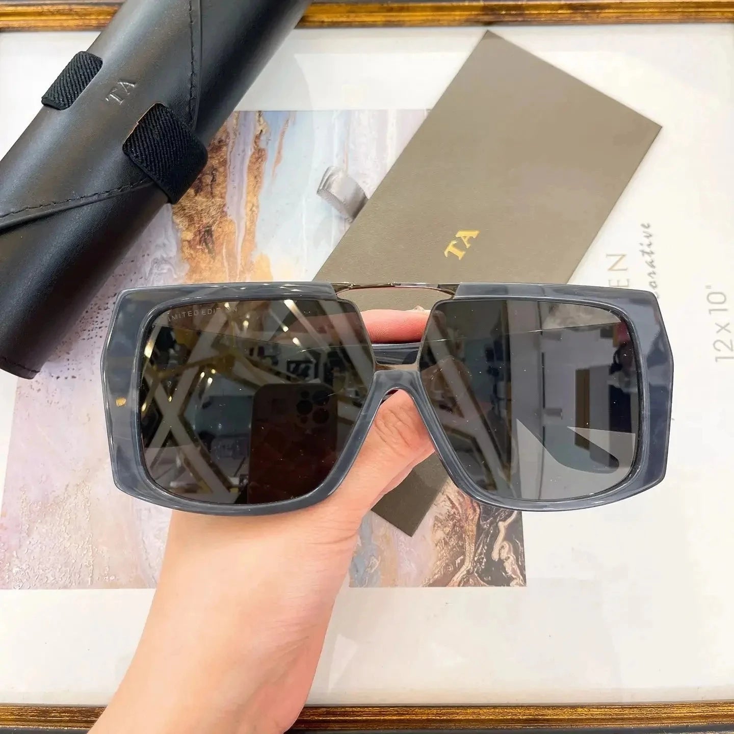 Original Factory For DIYTA DT ABRUX DTS420-A With Brand Box Popular LIMITED EDITION Leisure Retro Casual Men Women Sunglasses