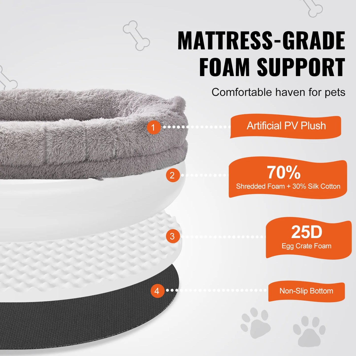 Human Dog Bed 72x48x10in Large Human Size Dog Bean Bed Washable PV Velvet