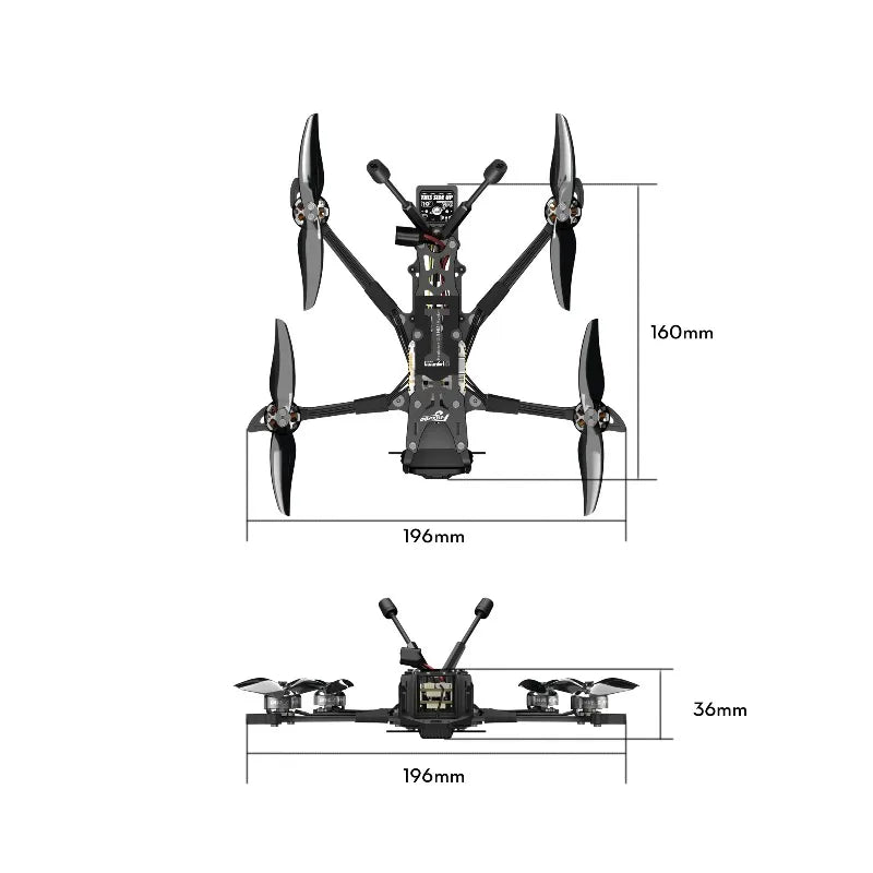 Flywoo Explorer LR4 4 Inch Long Range FPV Drone with DJI O4 Pro 4K/120fps Lightweight  for Extended Range Flight