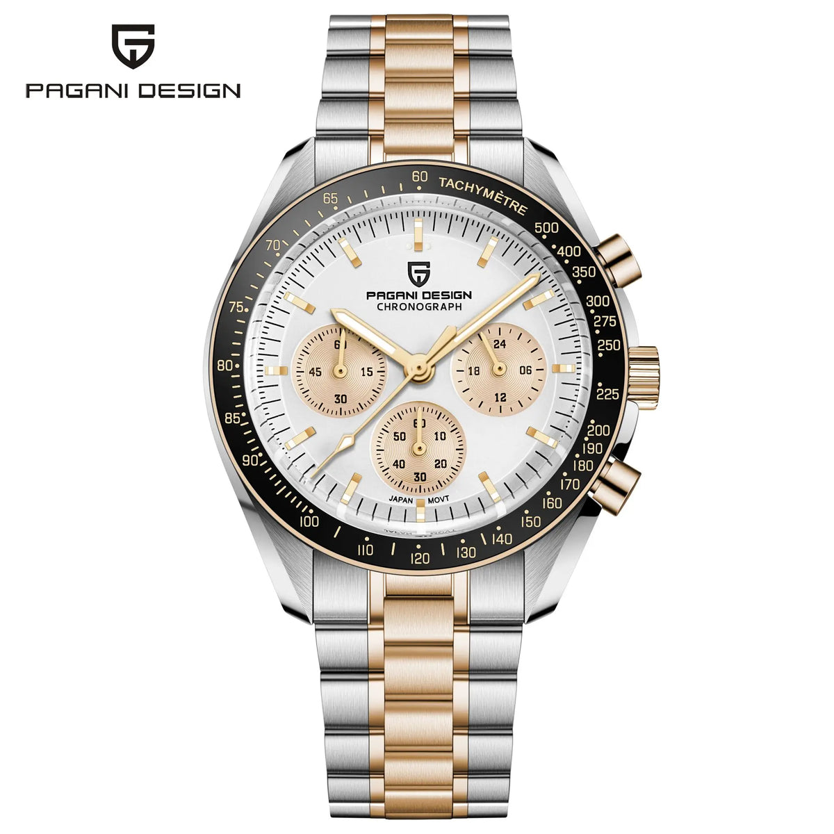 PAGANI DESIGN Saturn Men's Watches Top Luxury Quartz Watch For Men Chronograph Wristwatches AR Sapphire Waterproof Luminous Gift