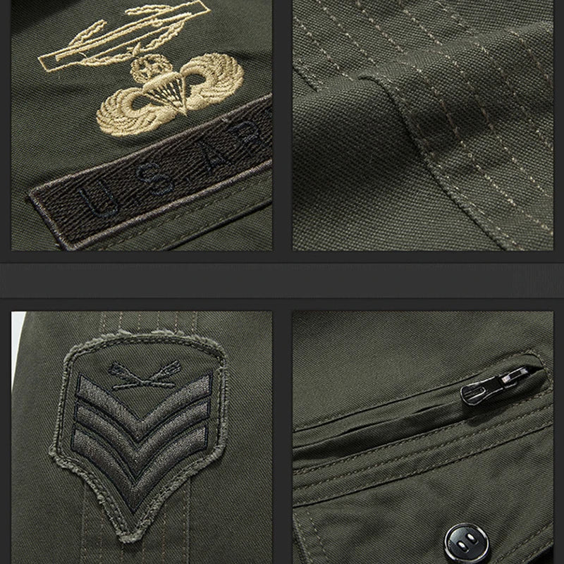 Men's Tactical Jacket Autumn Winter Fleece Tactical Jackets Men Casual Multiple Pockets Windproof Outdoor Workwear Coat