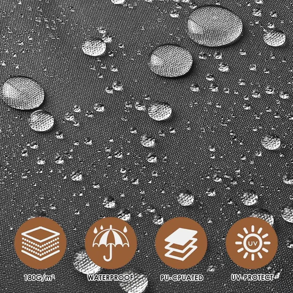 Manual Retractable Awning 138"x118", Retractable awnings for Patio, Door, or Window - No Drilling Required, Canopy