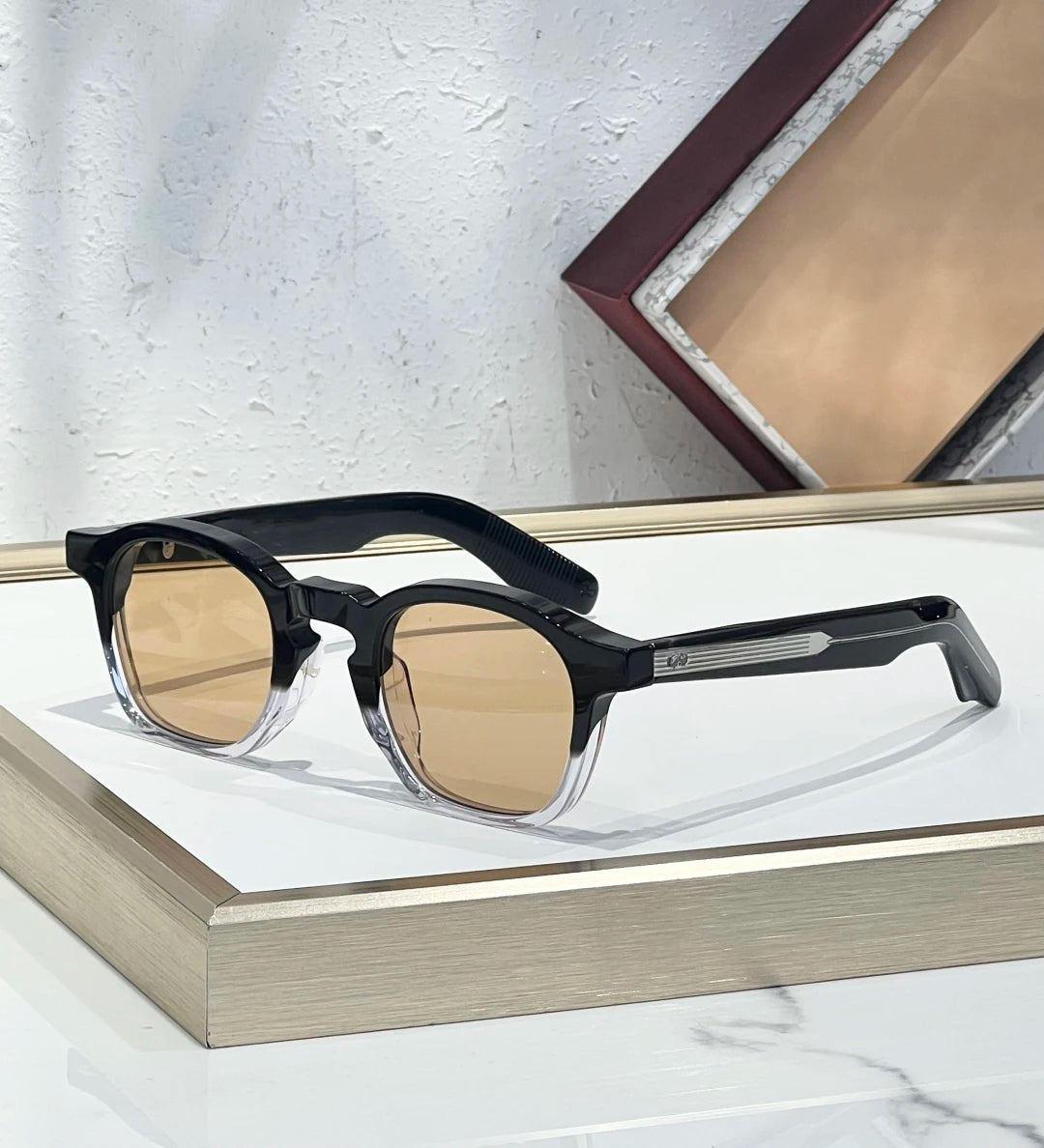 ZEPHIRIN SIZE 44-25 Top High Quality Sunglasses for Men Classic Women Luxury Brand Designer Fashion sun glasses UV400 With box