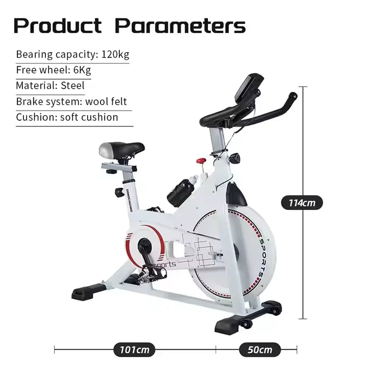 Gym Hot Selling Household 6KG Flying Wheel Fit Spinning Indoor Exercise Fitness Spinning Bike