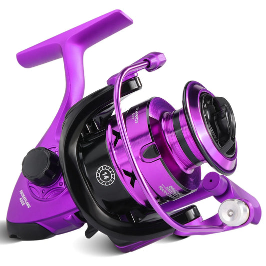 Sougayilang Spinning Fishing Rod 1000-3000 Size Max Drag 15kg Carp Fishing Reel Ultralight Metal Frame Smooth and Tough Fishing