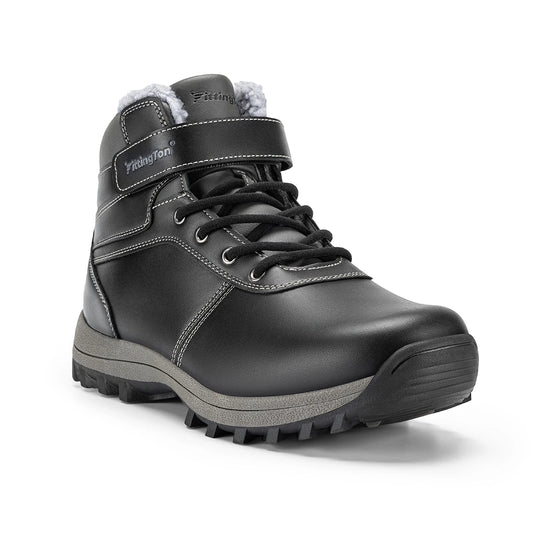 Wide Men's Winter Boots -15℃ Thick Warm Snow Boots Anti-slip Lightweight Comfortable Fur Lined Boots Outdoor Winter Shoe Men