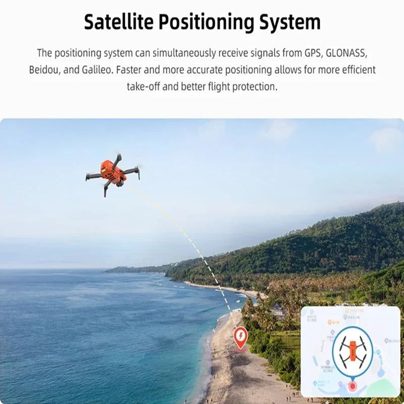 New camera drone 249g lightweight 48MP sensor 4K 60fps AI super night scene video 9KM flight distance 2025 professional drone