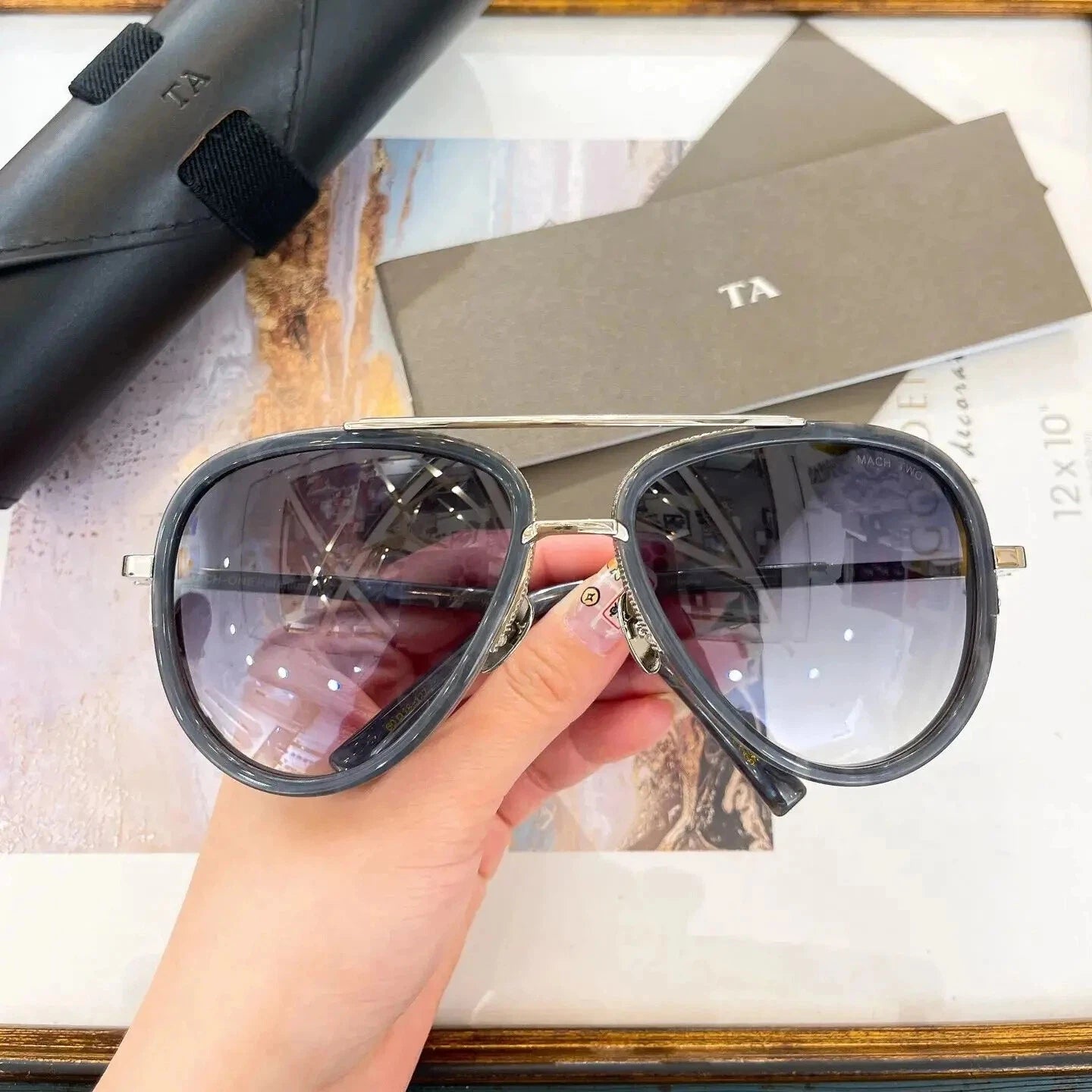 Authentic For DIYTA DT DRX-2031 MACH TWO Luxury Men Women Sun Glasses Top Quality LIMITED EDITION Male Couple Eyewear With Box