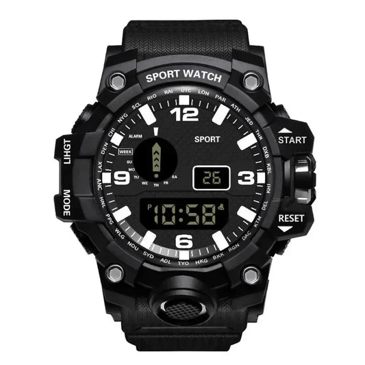 New Multifunctional Electronic Watch for Men Casual Simple Waterproof Sports Mens Watches Fashionable Wristwatch Accessories