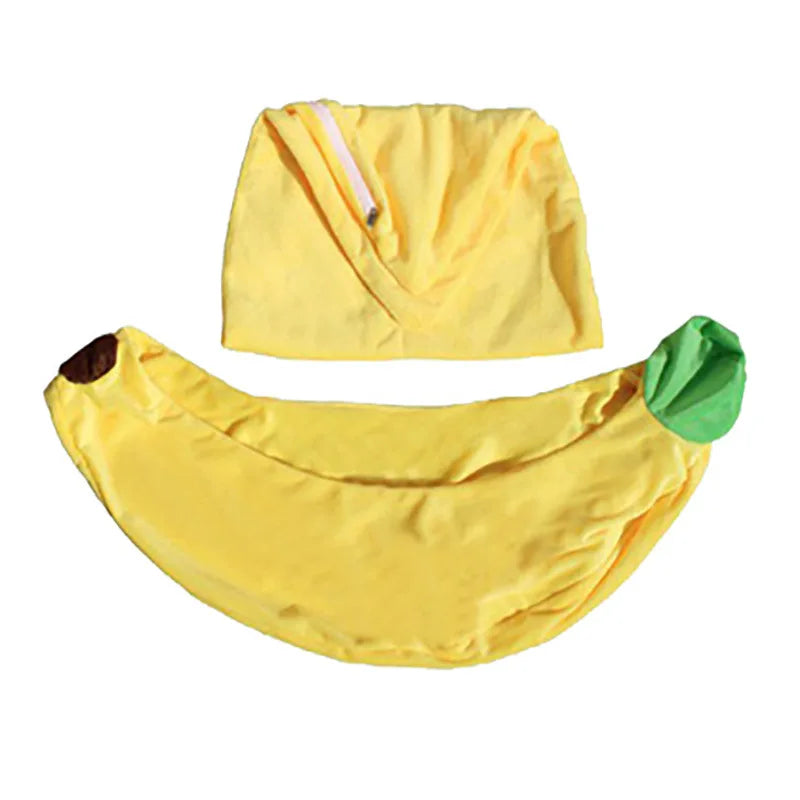Cute Pet Banana Cat Nest Portable Warm and Comfortable Dog Nest Seasonal Universal Cool Mat Pets Supplies Cat House  Dog Nest
