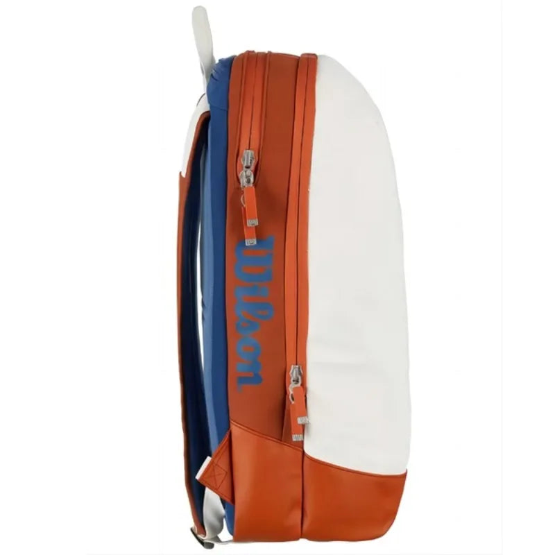 French Open Collaboration Tennis Bag Large Capacity Backpack for Unisex Casual Outdoor Sports Fitness Bag Badminton Backpack