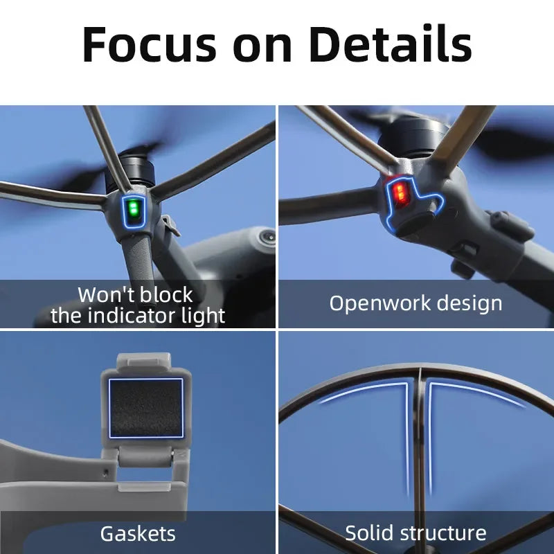 Propeller Guard For DJI Air 3/Air 3S Drone Blade Wing Protective Cage Anti-collision Cover Lightweight Blade Guard Accessories