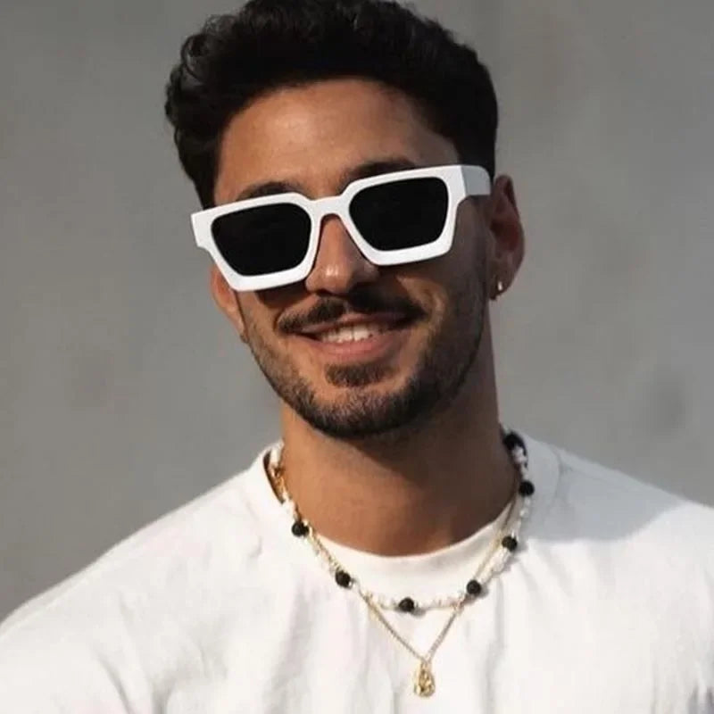 Square Vintage Sunglasses Men Women Fashion Punk Retro Brand Designer Sunglasses Driving Sun Glasses Male UV400 Goggles Shades