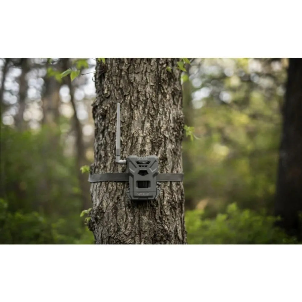 SPYPOINT Flex-M Solar Bundle - Cellular Trail Camera with Solar Panel, Best in Hunting Accessories, No WiFi Needed, GPS, Night V