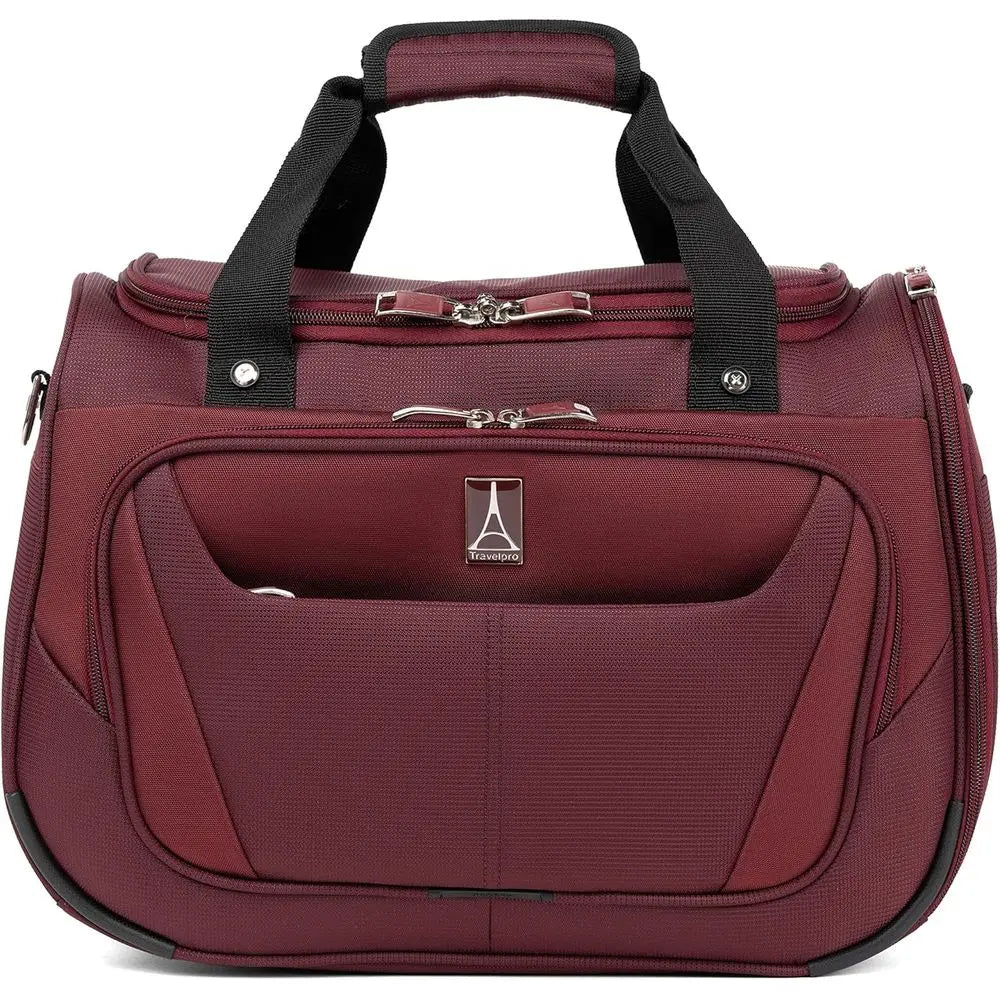 Expandable 2-Piece Softside Carry-On Luggage Set with Spinner Wheels and Underseat Tote, Lightweight Suitcase for Men & Women, B